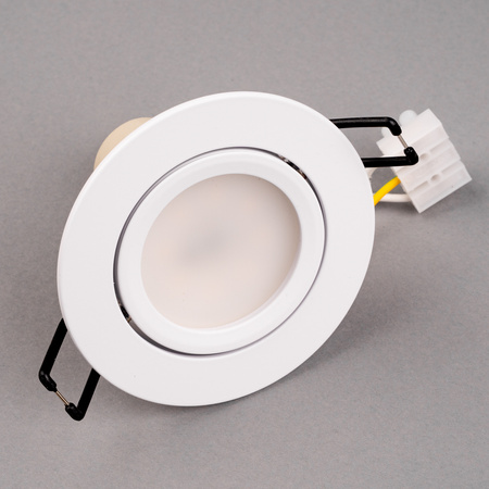 TRIX 3v1 GU10 6W 4000K WHITE MAT LUMILED kruhové halogénové svietidlo na zapustenie