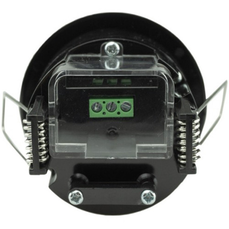 PIR snímač pohybu a súmraku na zapustenie čierny 6 m 360° CP Ecolight