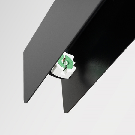 Závesné stropné svietidlo Závesný luster G13 Geometrický čierny moderný Spark Sollux