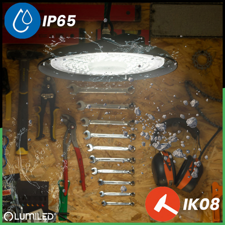 Priemyselné LED výrobné svietidlo HIGH BAY 150W 4000K IP65 pre BLITZ LUMILED Warehouse