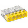 Inštalačná spojka WAGO 2273-205 pre drôt 5x0,5-2,5 mm