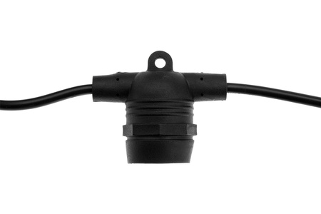 Záhradná vonkajšia svetelná reťaz Girland 10m 10x žiarovky E27 7W 3000K NARCI Lumiled