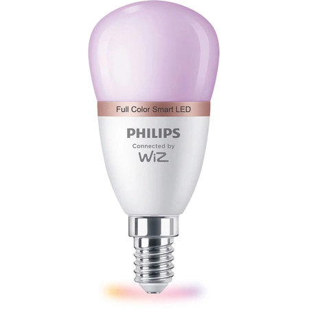 LED žiarovka E14 guľka P45 4,9W = 40W 470lm 2200-6500K RGB + TW Smart SMART WiFi Bluetooth App WiZ Philips