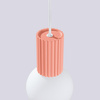 Závesná lampa Závesná lampa G9 okrúhla oranžová moderná matná Halo Sollux