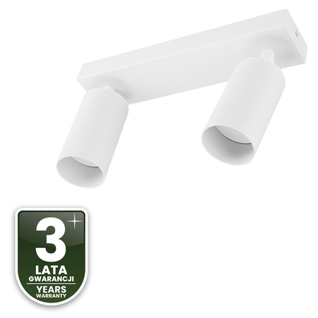 SPOT TUBA Reflektor Halogénové stropné svietidlo 2x GU10 TABULA LUMILED