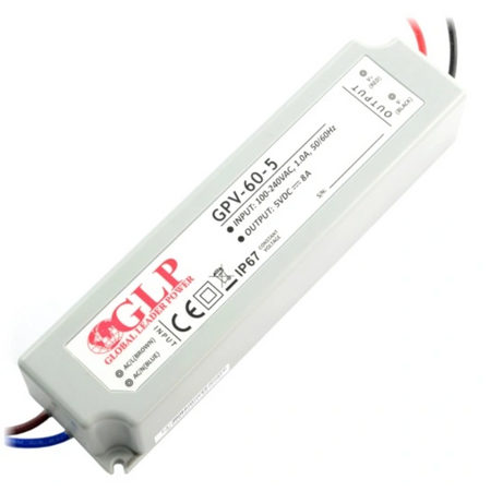 LED zdroj 40W 8.00A 5V IP67 GPV 60-5 HERMETIC GLP