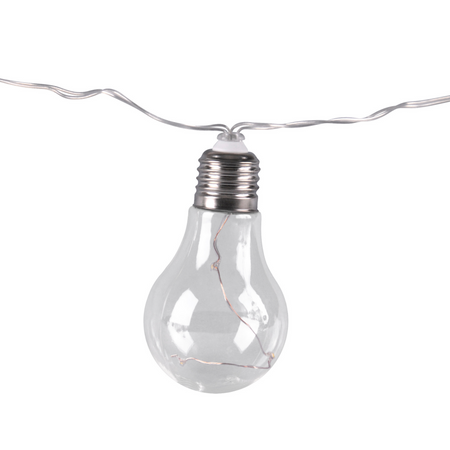 LED žiarovka s napájacím zdrojom Dekoratívna 2,1 W 2700K, teplá biela 20 x LED Transparentná IP44 Smolder Sanico Goldlux