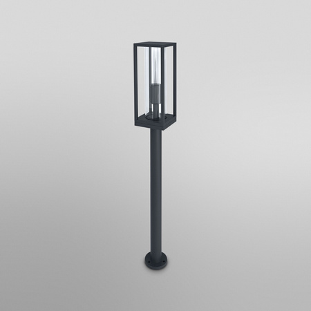 Vonkajší stojaci stĺp E27 80cm IP44 Endura Ledvance Grey záhradné svietidlo