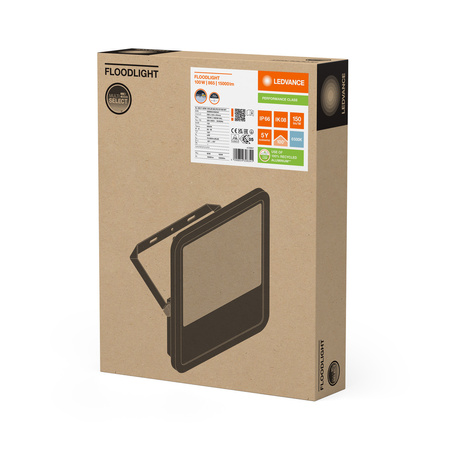 LED reflektor Vonkajšie reflektory 125W 15000lm 6500K IP66 Biele reflektory Ledvance