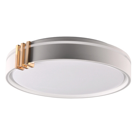 Plafond LED stropné svietidlo 48W 5200lm CCT 120° biela sivá IP44 Pilot stmievateľné Arletta Sanico Goldlux