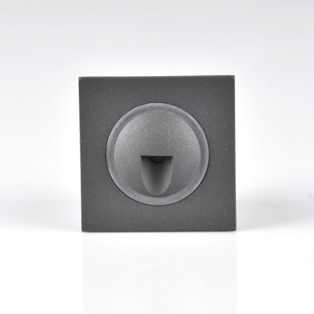 Schodiskové svietidlo 3W 20lm 4000K, neutrálna biela sivá IP44 Q LED Sanico Goldlux