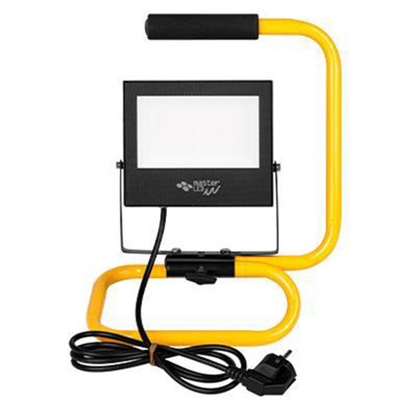 LED reflektor Halogén 50W 4000lm 4500K neutrálna biela 120° IP65 Čierna žltá Vega Masterled