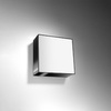 Stropné svietidlo Plafond E27 Square Black Minimalist Horus Sollux
