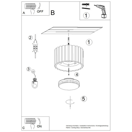 Svietidlo na povrchovú montáž GX53 Aluminum Burgundy Aura Deep Space SL.1822 Sollux