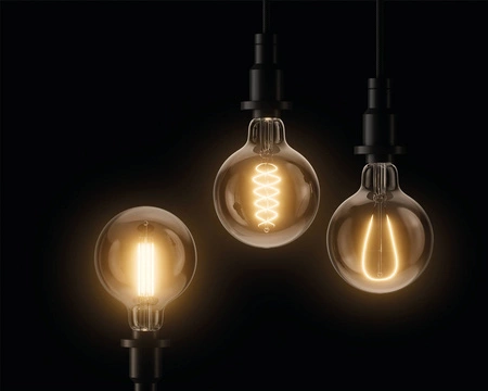 Dekoratívna LED žiarovka G80 Sphere E27 5,8W = 40W 470lm 2200K teplá biela 320° Filament Dimmable Vintage 1906 Osram