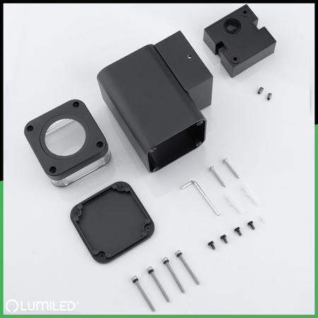 Vonkajšie záhradné svietidlo GU10 LED fasádne nástenné svietidlo IP54 EPSILO LUMILED