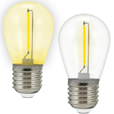 LED žiarovka E27 0,3W 50lm 2200K Yellow 360° pre Girland 36V PARTY Sanico Goldlux