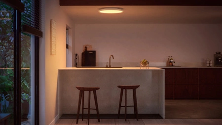 Plafond LED stropné svietidlopovrchovou montážou 40W 2850lm IP20 biele a farebné RGB + TW White 39,5cm Smart SMART Zigbee Bluetooth Surimu Philips HUE