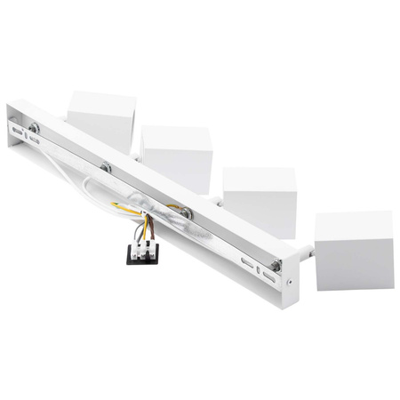 Bodové stropné svietidlo 4xGU10 QUANTUS Beam Bar White
