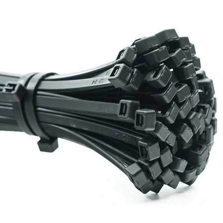 Kábelová páska Strong 2,5x150 mm čierna 100 ks LUMILED