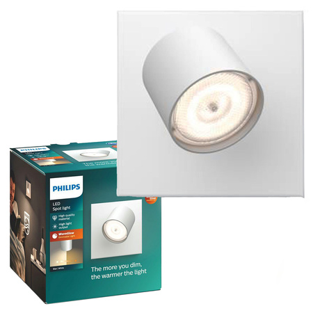 Nástenné svietidlo LED nástenné svietidlo 4,5W 500lm 2200-2700K Stmievateľné, WarmGlow White Star Philips