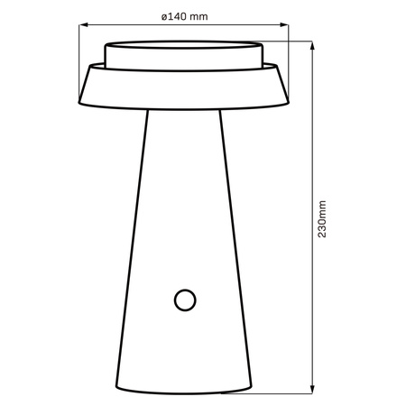 Solárna záhradná lampa LED Stojaca dekoratívna stolová lampa 1800-3000K USB-C 3 farby