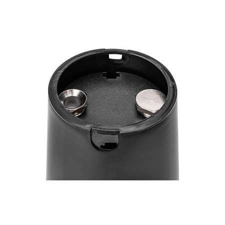 Podlahová LED GU10 štvorcová IP67 230V 11cm čierna strieborná Masterled