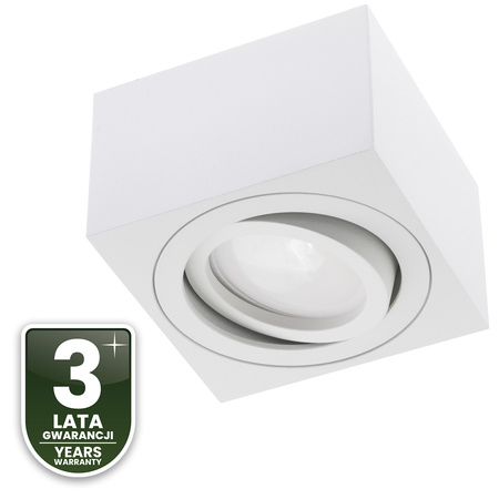 HALOGEN Spot Tube Movable Square White 50mm AMAT-S LUMILED pre povrchovú montáž