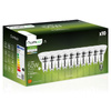 10x LED žiarovka GU10 6W = 50W 580lm 4000lm, neutrálna biela 38° sklo LUMILED