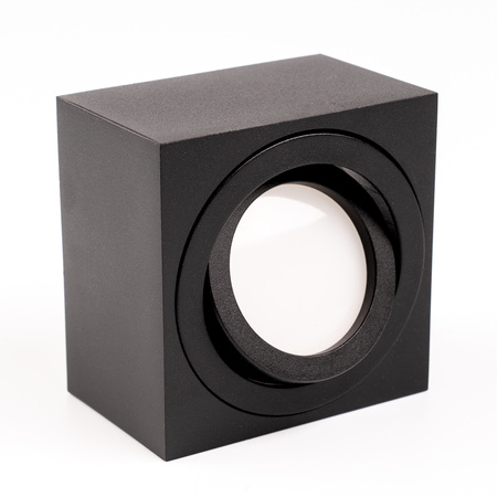 HALOGEN TUBE Spot Movable Square Black 50mm + LED vložka 7W 3000K AMAT-S LUMILED