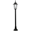 Sanico Goldlux E27 Black IP43 Liguria Sanico stojaca záhradná lampa