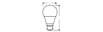 LED žiarovka A60 B22d 9,7W = 60W 806lm 2700K RGBW 200° stmievateľná Pilot Retrofit Filament Osram