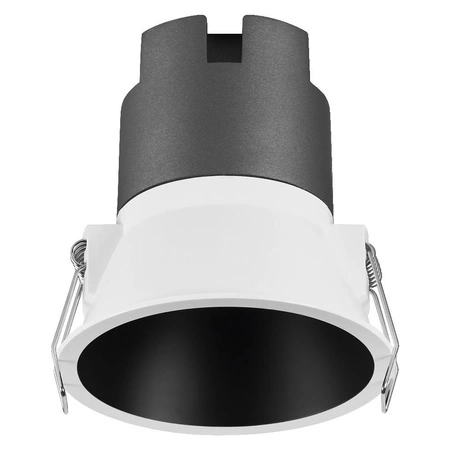 LED zapustené stropné zapustené bodové svietidlo 10W 700lm 4000K, neutrálna biela sieť biela čierna Downlight Slim Ledvance