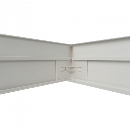 Rám s klipom na povrch pre LED panely 120x30 PVC 65mm White Ecolight