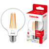 LED žiarovka E27 G95 11W = 100W 1521lm 2700K teplá biela Filament Stmievateľná TOSHIBA