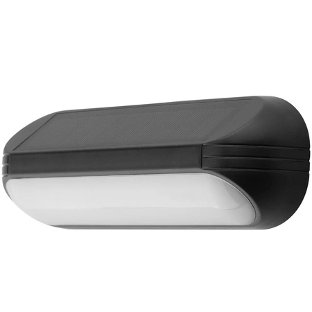 Solárna záhradná lampa LED nástenná lampa 3000K + RGB KEOS LUMILED