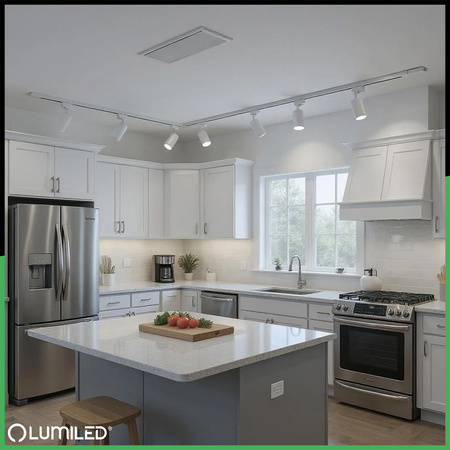 GU10 White RITI jednofázové svetlo na zbernicu