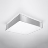Stropné svietidlo Plafond 3x E27 Square Grey Minimalist Horus Sollux