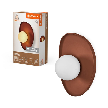 Dekoratívne nástenné svietidlo Povrchová nástenná lampa G9 Brown Decor Ledvance