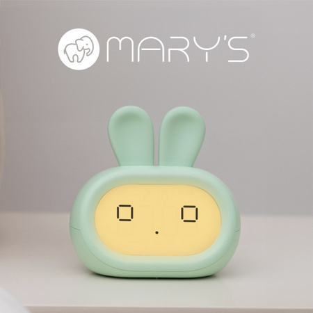 Detský elektronický budík zelený USB dobíjateľný 1200mAh MARY'S KINGDOM