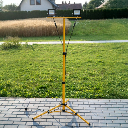 Svetlomet LED Kit Lamp 2x 20W Pracovný stavebný statív 6500K