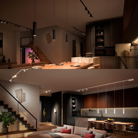 LED reflektor 5,2 W 510 lm IP20 biely a farebný Ambiance RGB + TW Black Smart SMART Zigbee Bluetooth Perifo Philips HUE