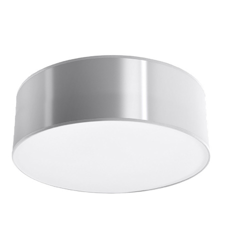 Stropné svietidlo Plafond E27 Round Grey Minimalist Arena Sollux