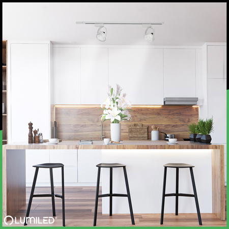 GU10 ES111 White VICTUS busbar light Lumiled jednofázové svietidlo na zbernicu