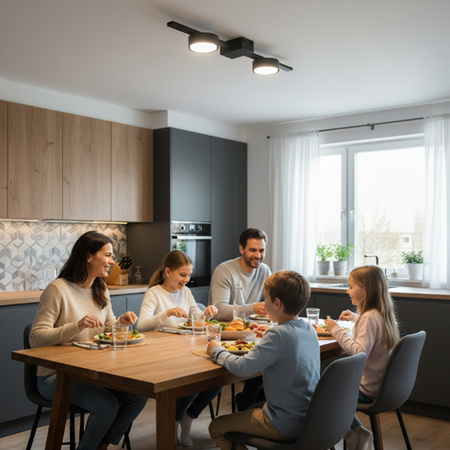 OVILO LED halogénové stropné svietidlo 2x GX53 Bodové nástenné svietidlo Reflektor LUMILED