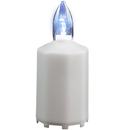 Sada 15x náplň do elektrickej sviečky LED + 30 batérií R6 biela