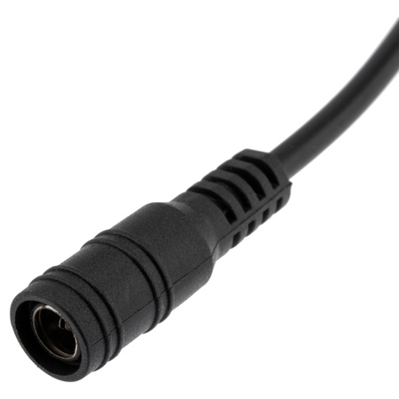 Napájací konektor DC 2,1 / 5,5 mm s 15 cm káblovou svorkou