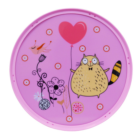 Stropný plafón pre deti na povrchovú montáž ružový Didi Sanico Goldlux