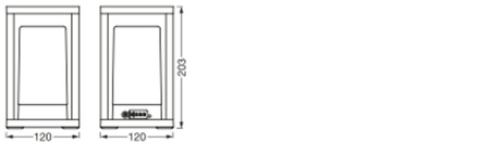 Záhradná stolová lampa LED dobíjateľná 5W 270lm 3000K, teplá biela RGBW USB stmievateľná IP44 sivá SMART+ WiFi Frame Ledvance