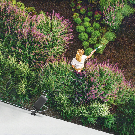 Automatický záhradný hadicový bubon s 20 m koncovkami + zavlažovacia súprava ERGO CELLFAST